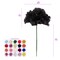 Black Carnation Picks: Set of 100, 5" Long, 3.5" Wide, Silk Flowers by Floral Home®, Floral Home by Artificial Flowers